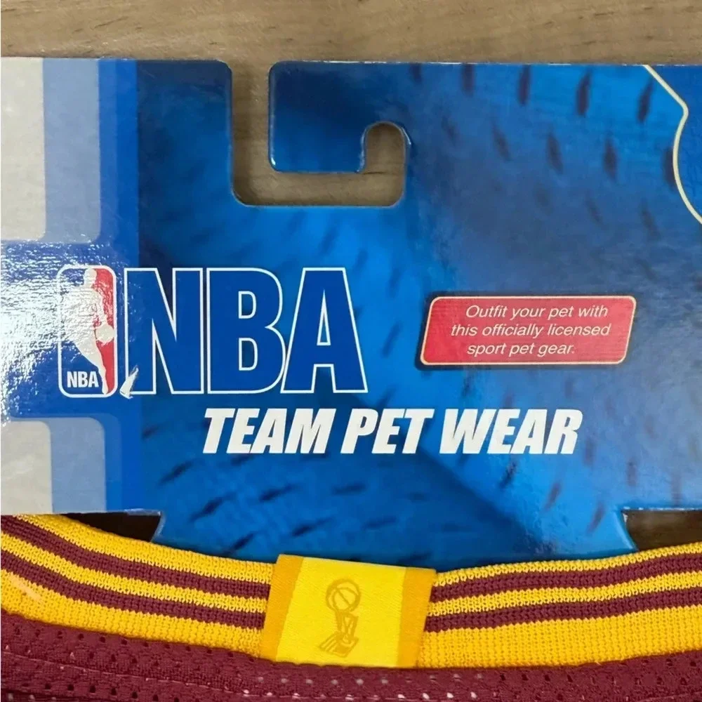 Cleveland Cavaliers Dogs Basketball Jersey Pets First Mesh Shirt L 20-24 Lbs NBA
